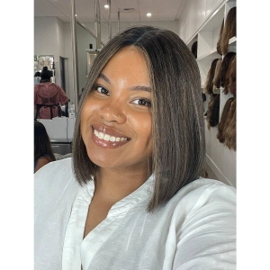 12" Divine Lace Top Wig Soft Black w/ Highlights