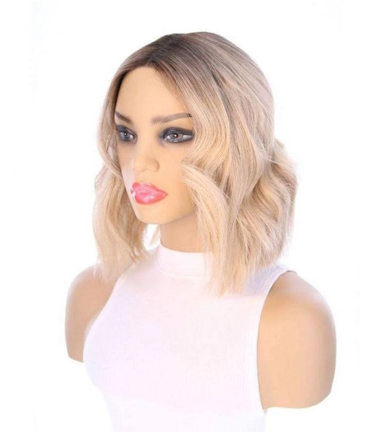 13" Divine Lace Top Wig Golden Blonde w/ Full Rooting