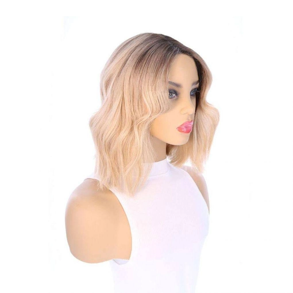 13" Divine Lace Top Wig Golden Blonde w/ Full Rooting