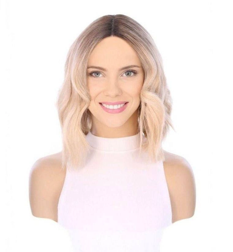 13" Divine Lace Top Wig Golden Blonde w/ Full Rooting