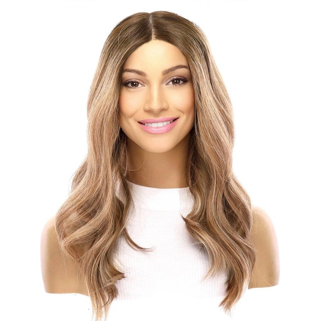 20" Divine Lace Top Wig Medium Blonde w/ Highlights