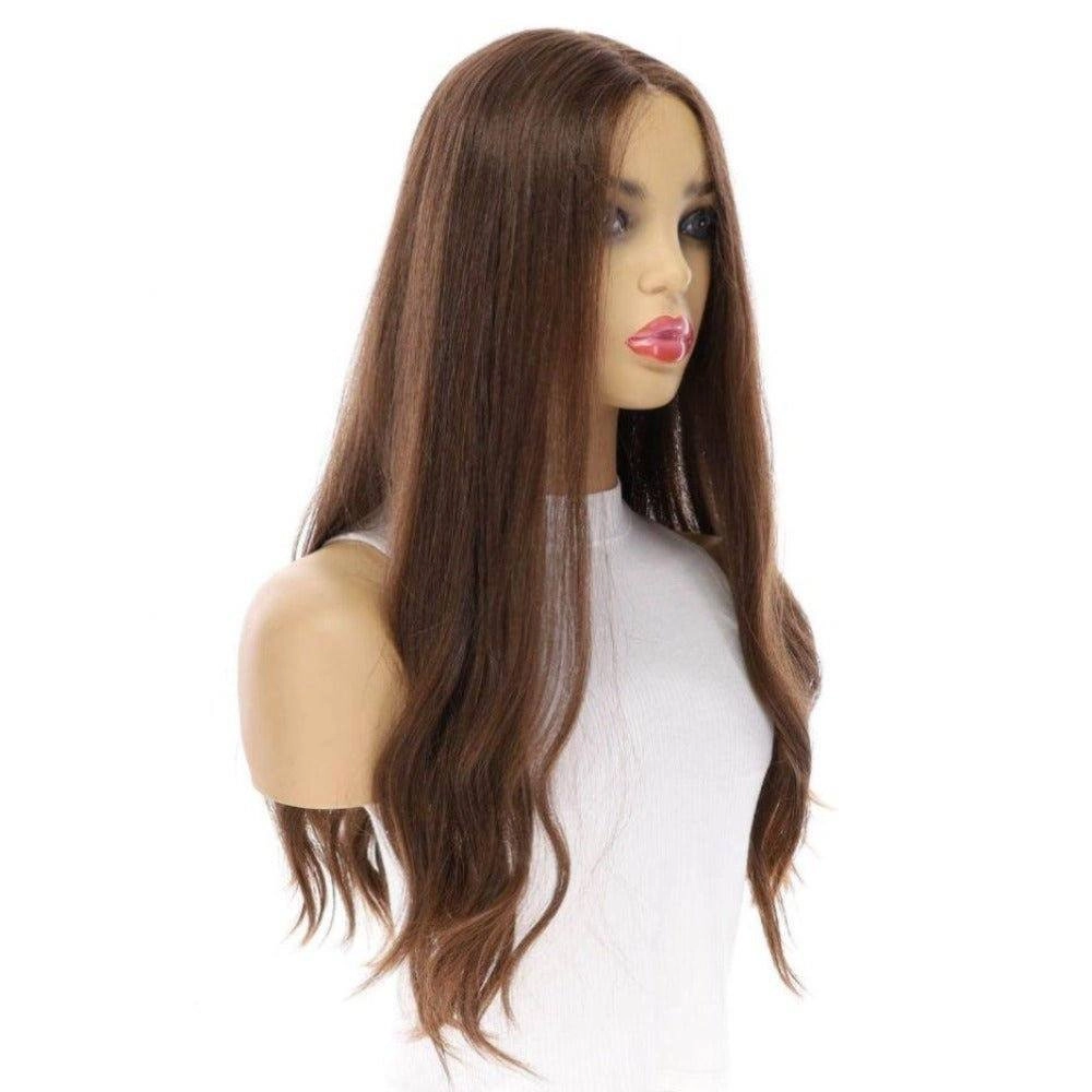 24" Divine Luxe Lace Top Wig #6 Neutral Medium Brown