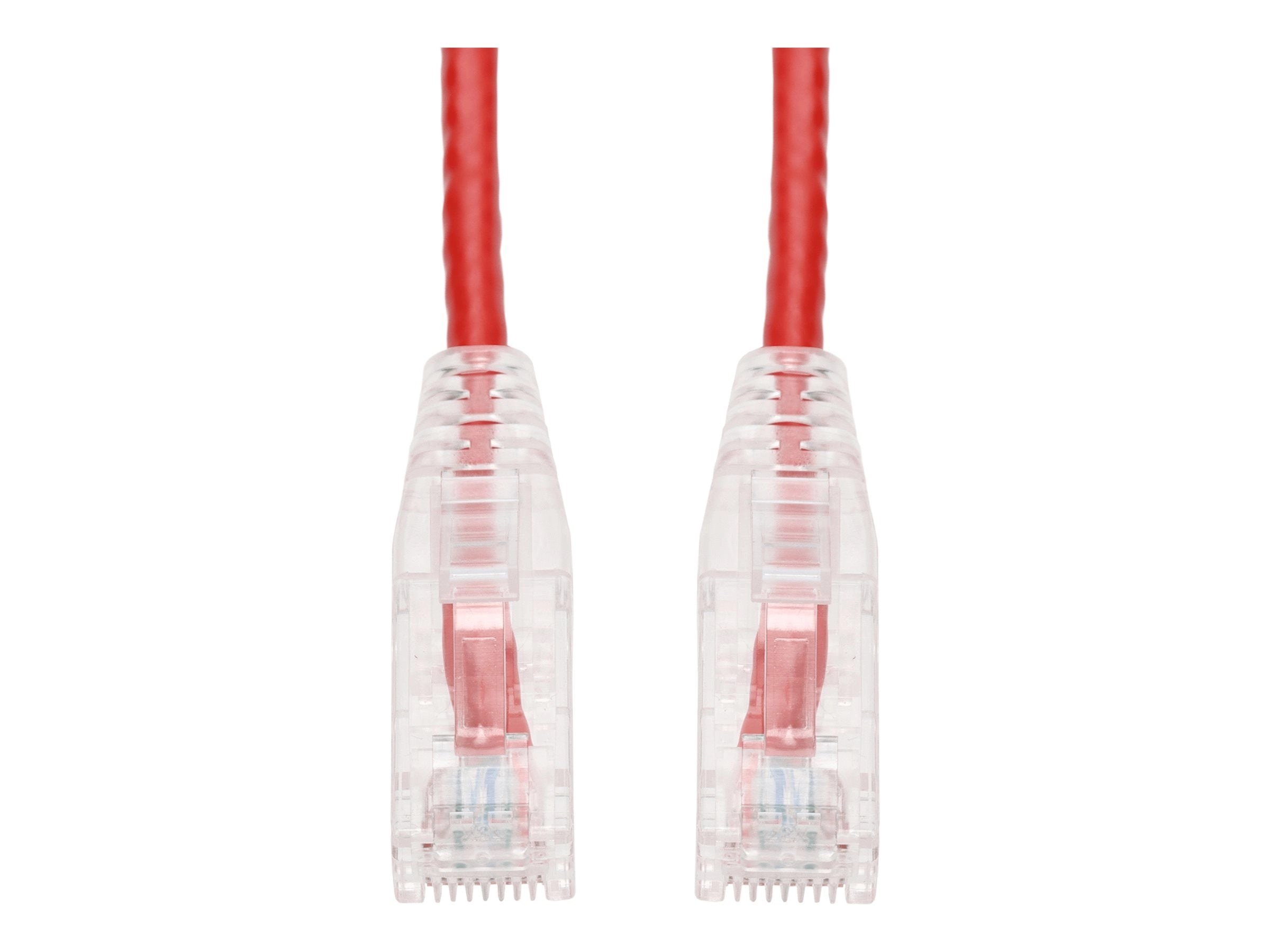 AddOn - Patch cable - RJ-45 (M) to RJ-45 (M) - 1 ft - UTP - CAT 6a - snagless - red ADD-1FSLCAT6A-RD