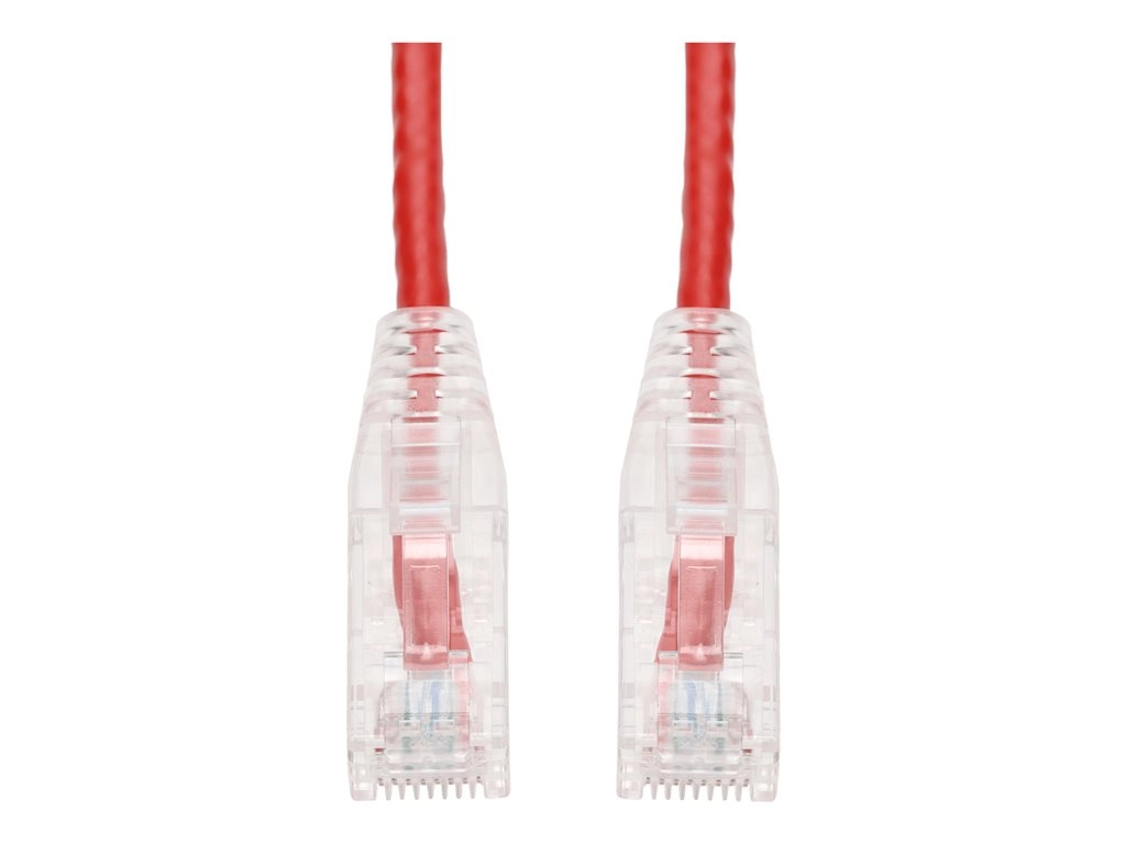 AddOn - Patch cable - RJ-45 (M) to RJ-45 (M) - 1 ft - UTP - CAT 6a - snagless - red ADD-1FSLCAT6A-RD