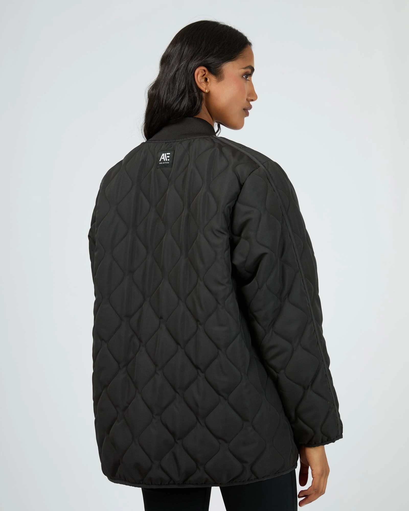 All About Eve Active Quilted Jacket Black