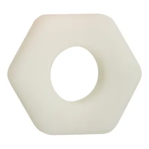 Alpha™ Glow-In-The-Dark Liquid Silicone Prolong Sexagon Ring