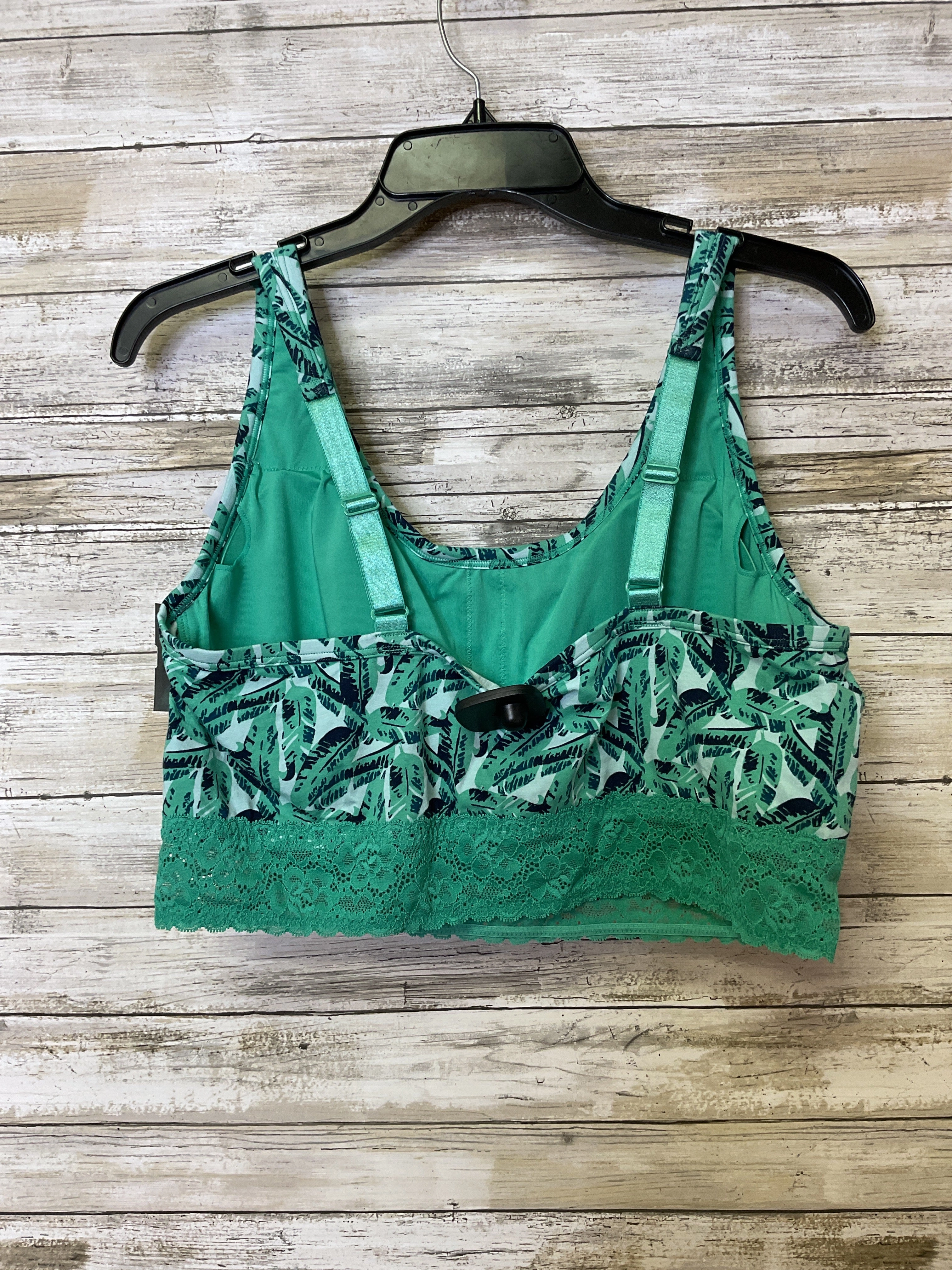 Athletic Bra By Maurices In Green, Size:3X