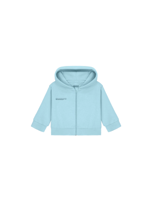 Baby 365 Midweight Zip Up Hoodie—celestial blue