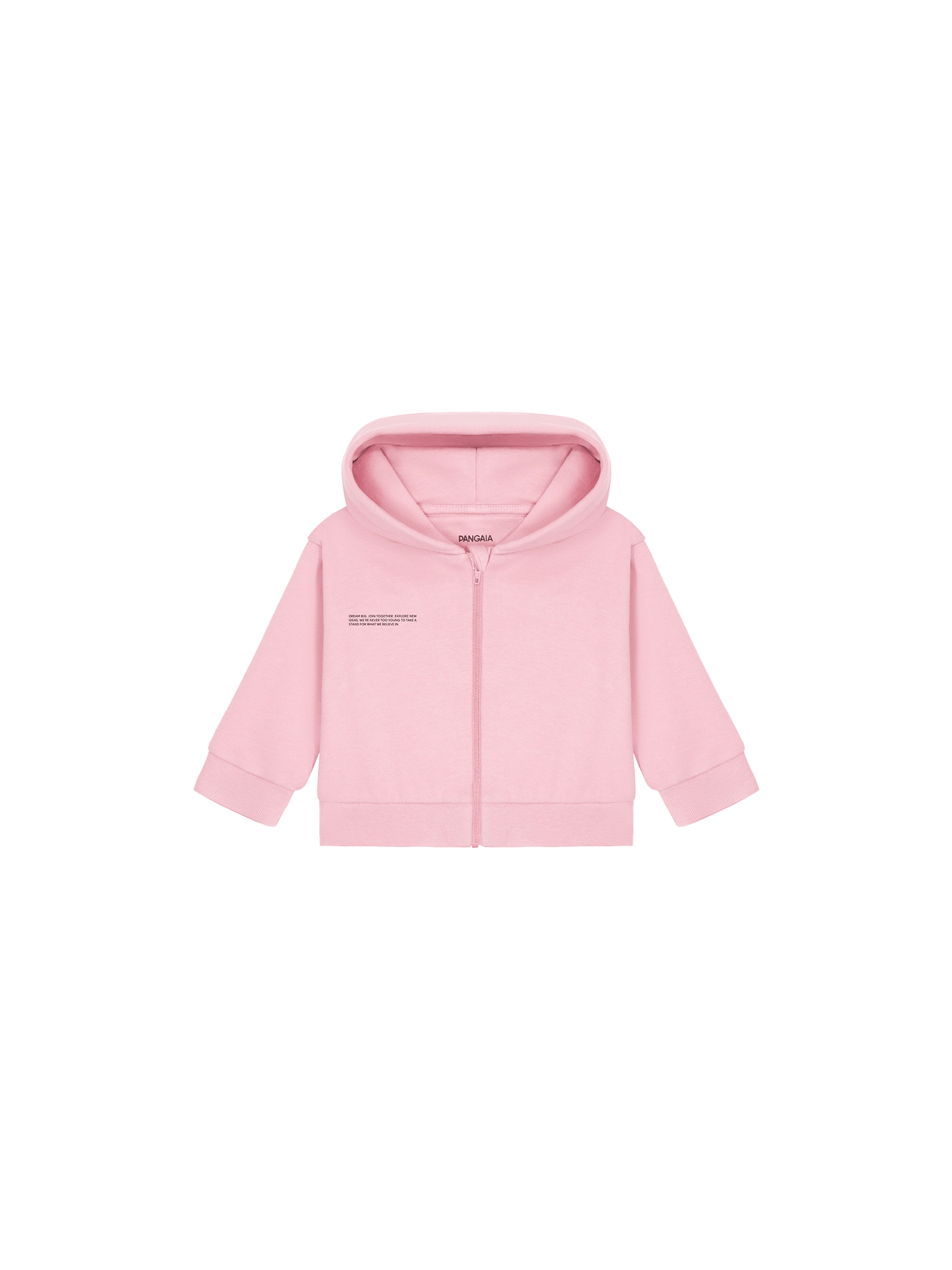 Baby 365 Midweight Zip Up Hoodie—sakura pink