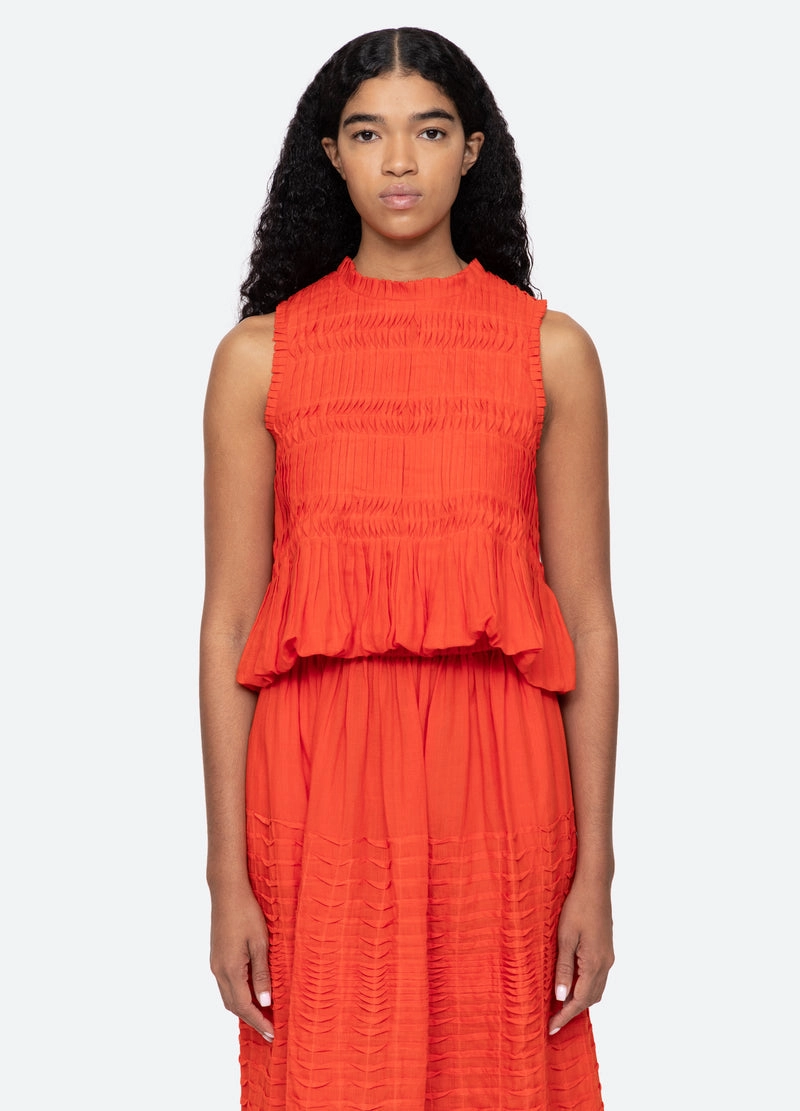 Blouse Zora Tank Ss25-064 Chili