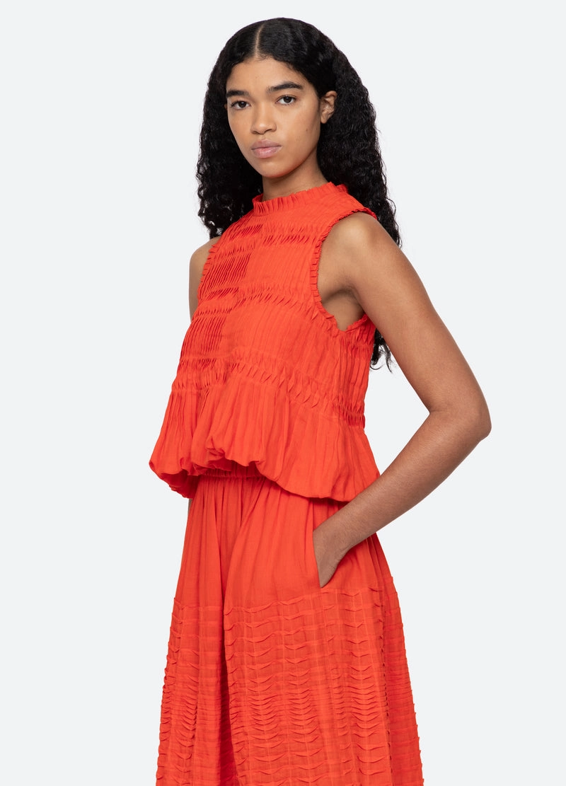 Blouse Zora Tank Ss25-064 Chili