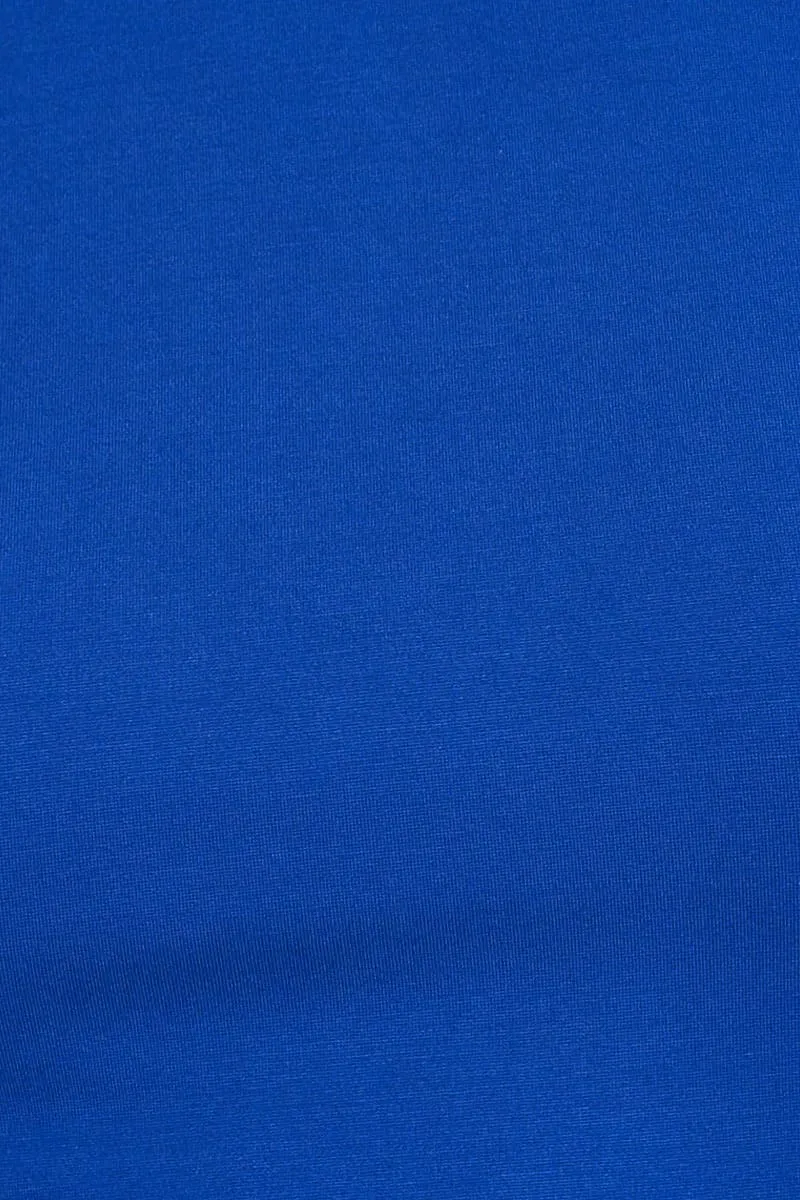 Blue Crop Top