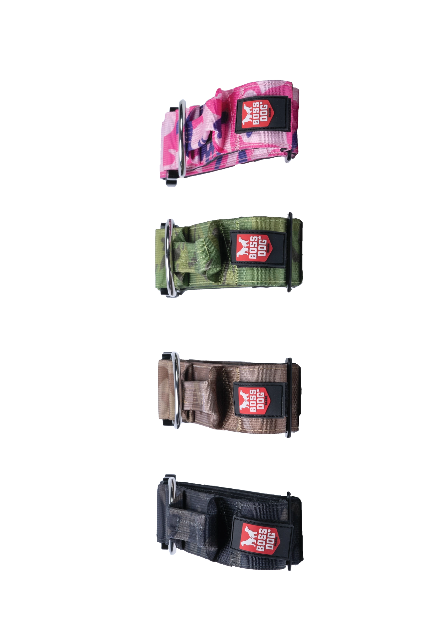 Boss Dog Tactical Black Camo Collar