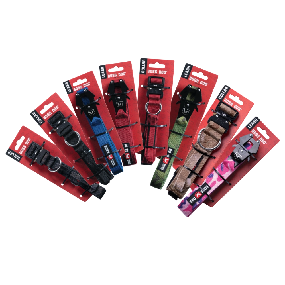 Boss Dog Tactical Red Collar