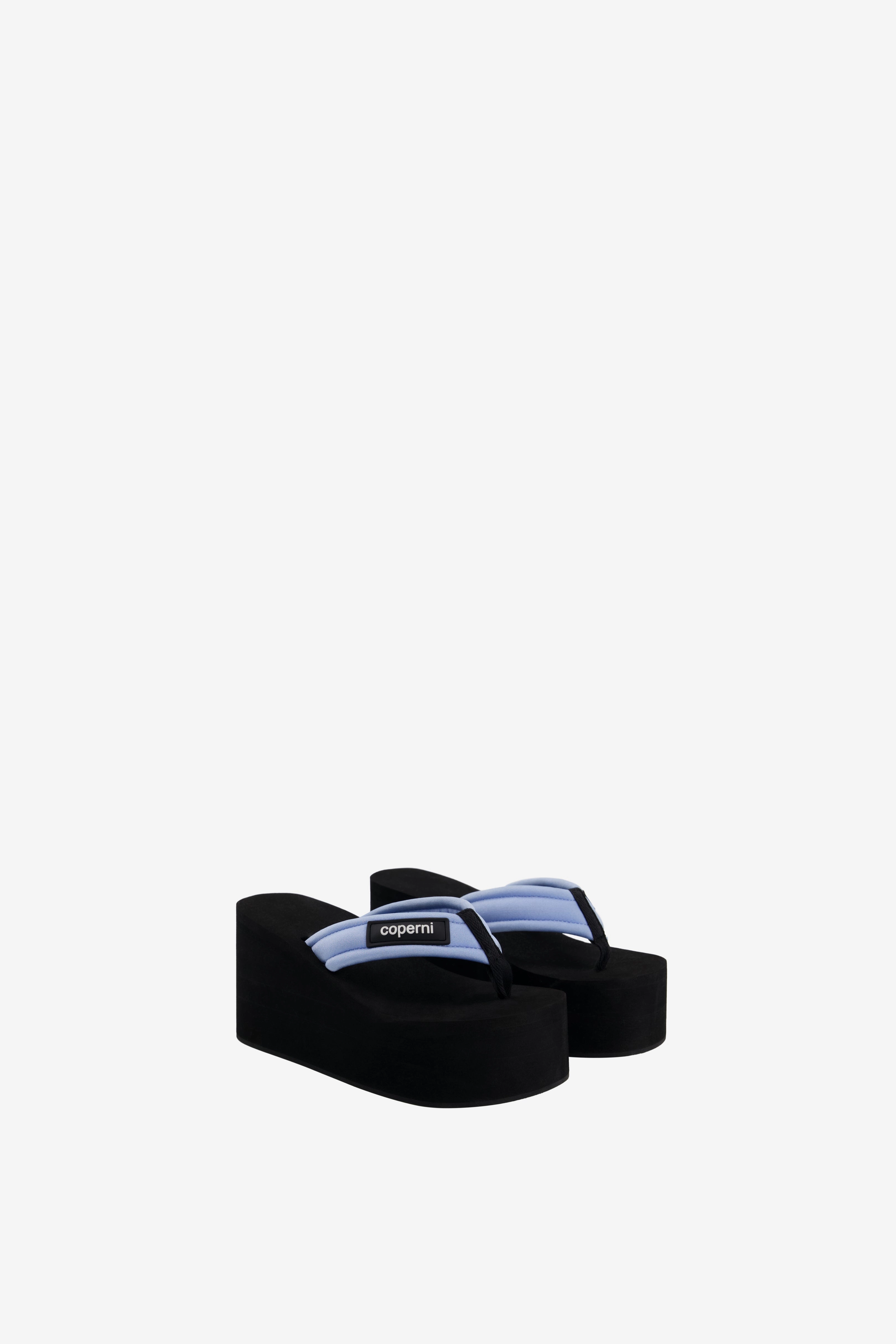 Branded Wedge Sandal