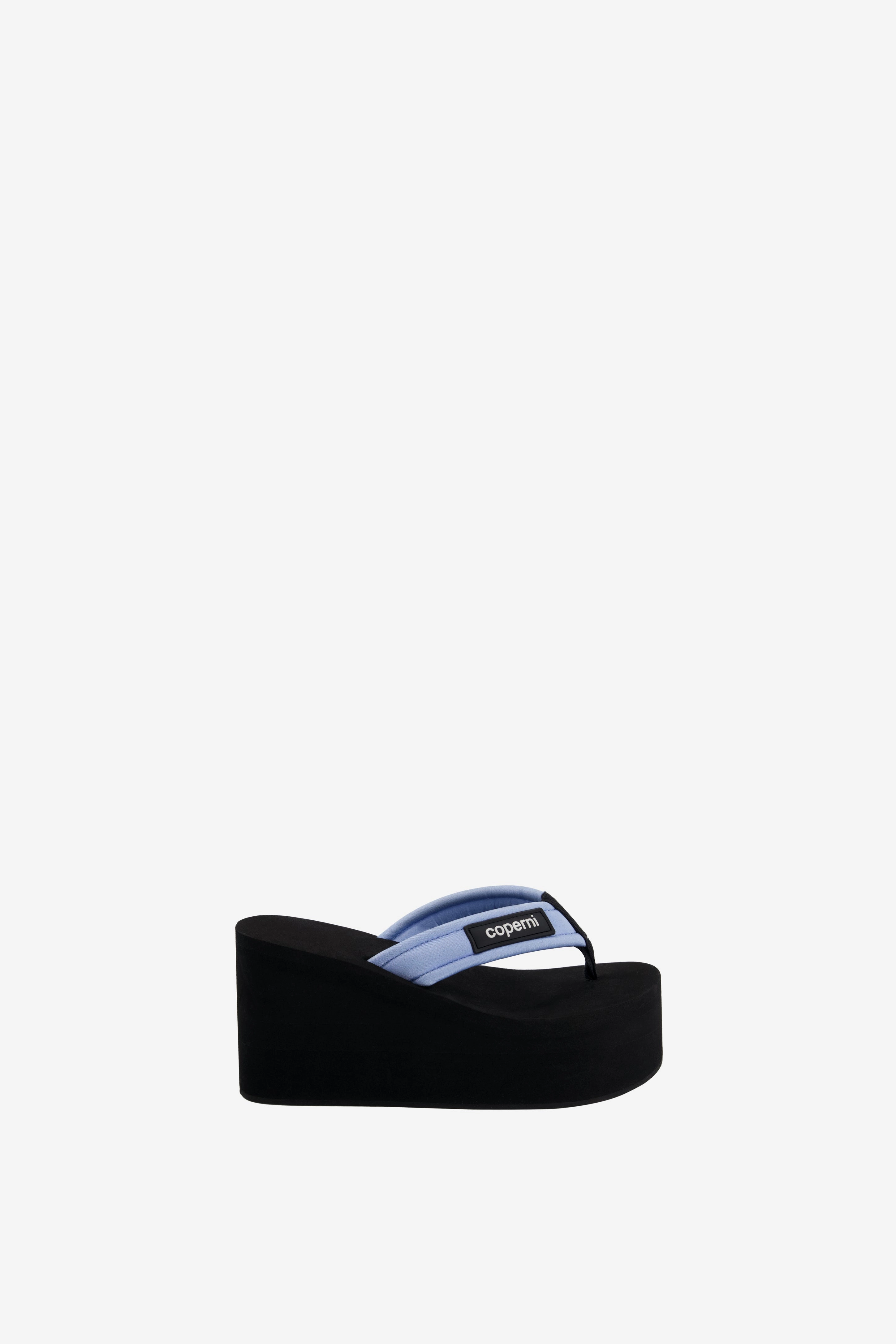Branded Wedge Sandal