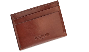 Card Holder Straight - Dark Walnut Calf