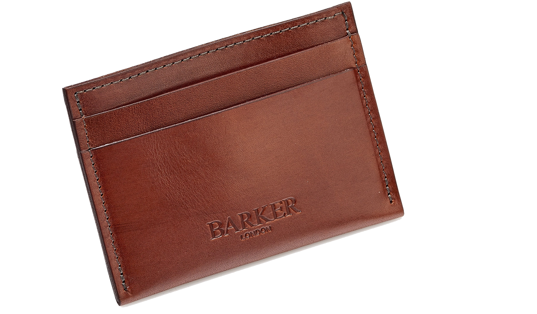 Card Holder Straight - Dark Walnut Calf