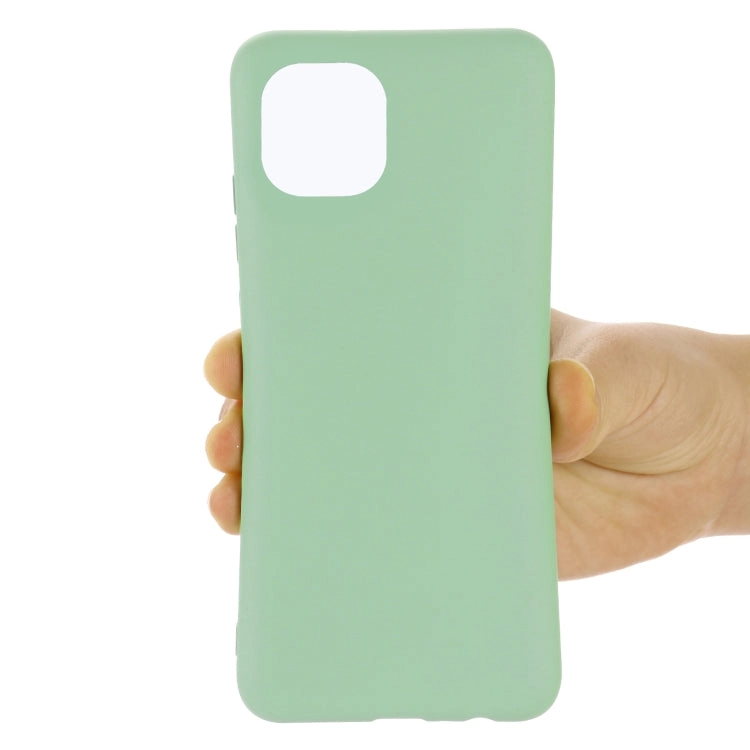 For Xiaomi Mi 11 5G Pure Color Liquid Silicone Shockproof Full Coverage