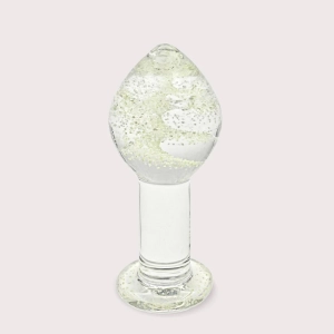 Glow In the Dark Glass Butt Plug