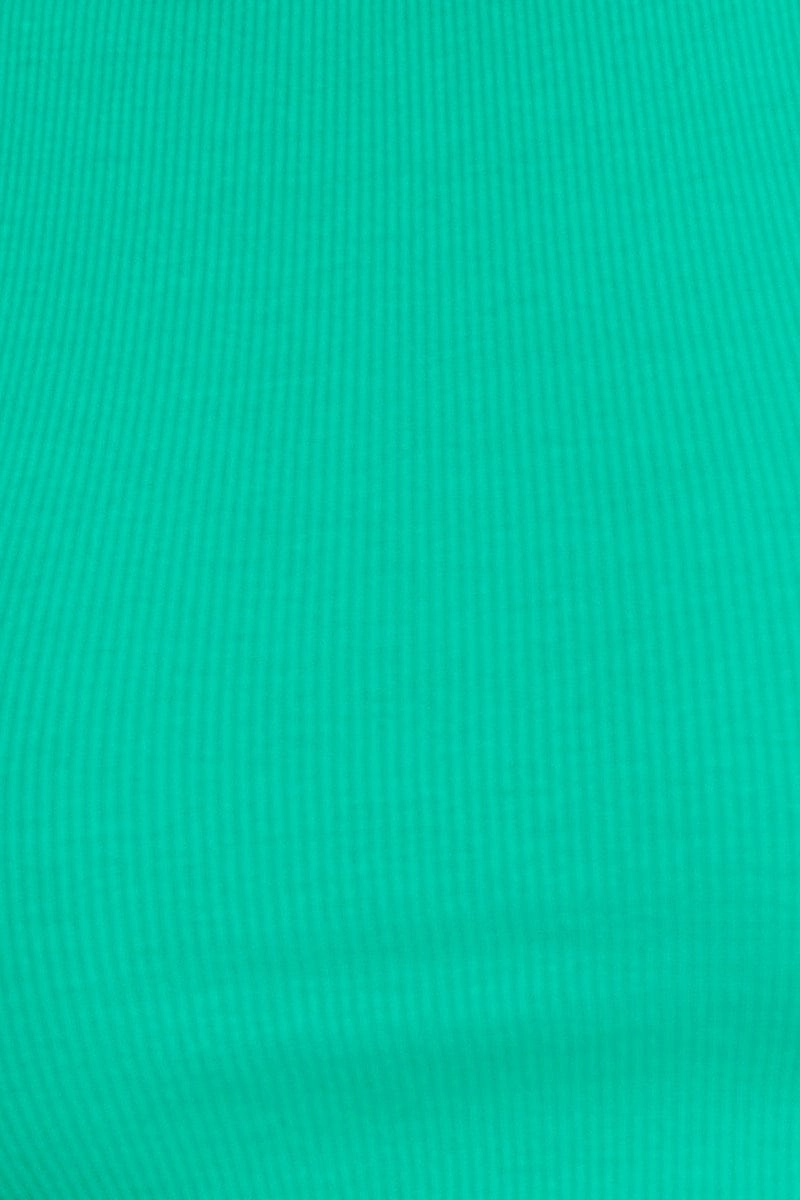 Green Crop Top