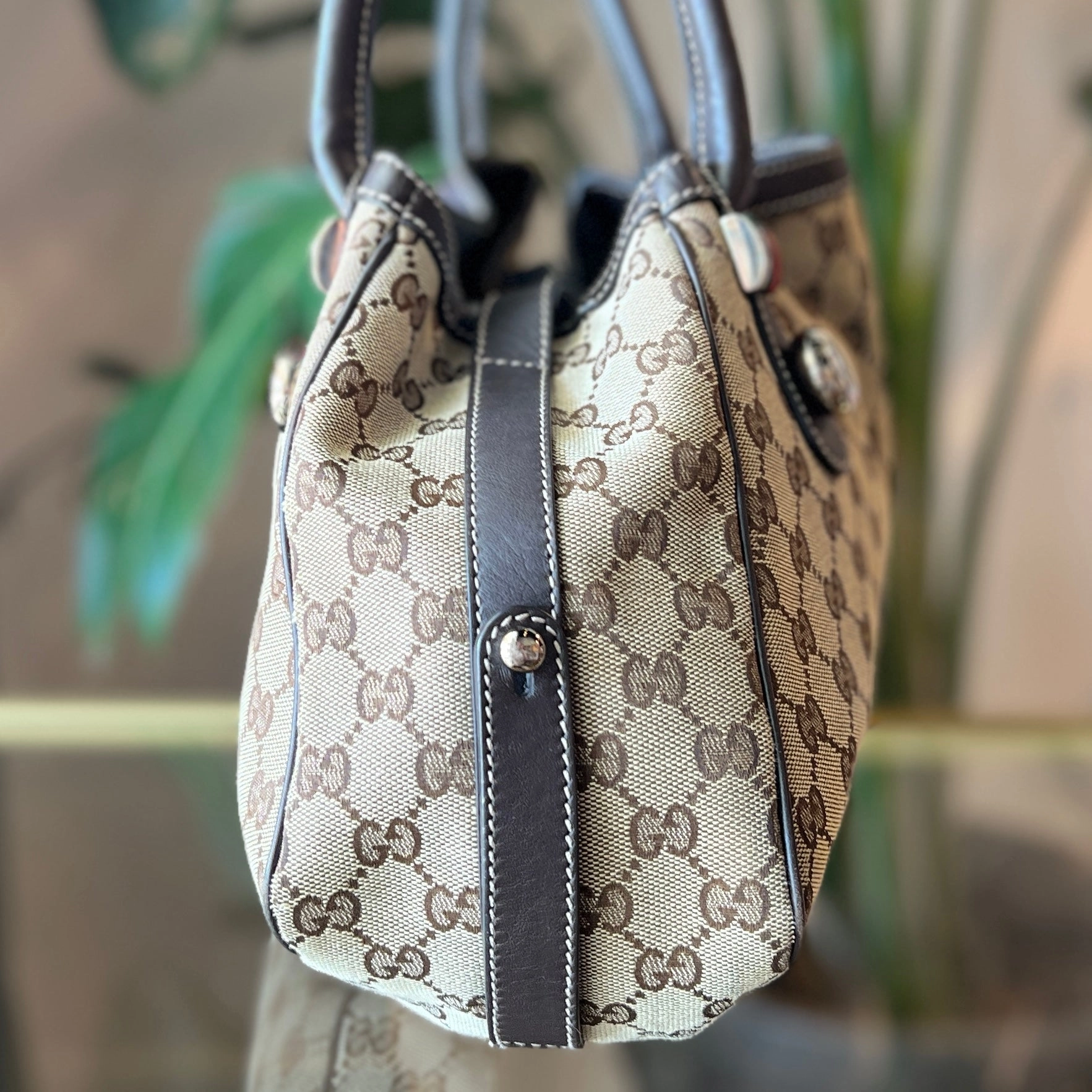 GUCCI GG Supreme Sherry Line Match Ball Shoulder Bag