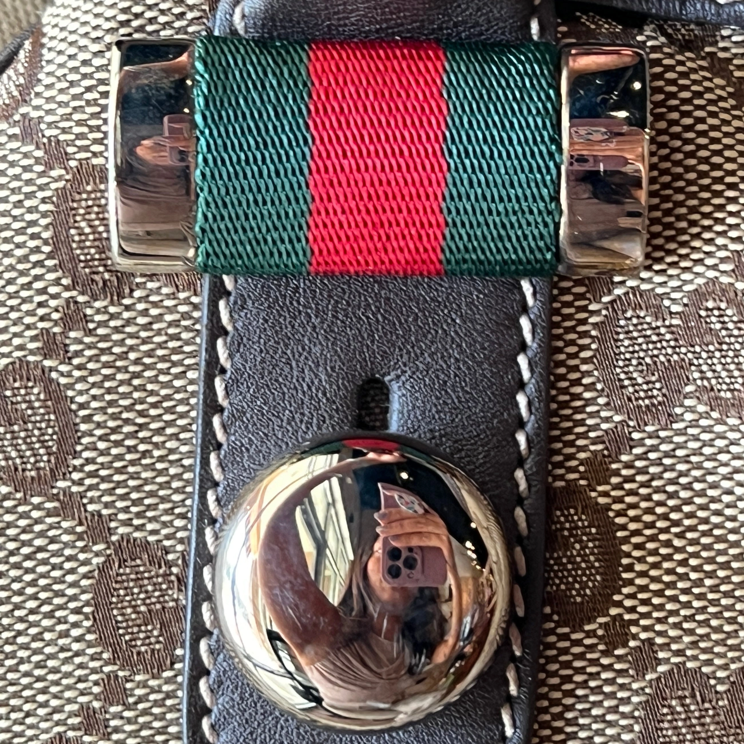 GUCCI GG Supreme Sherry Line Match Ball Shoulder Bag