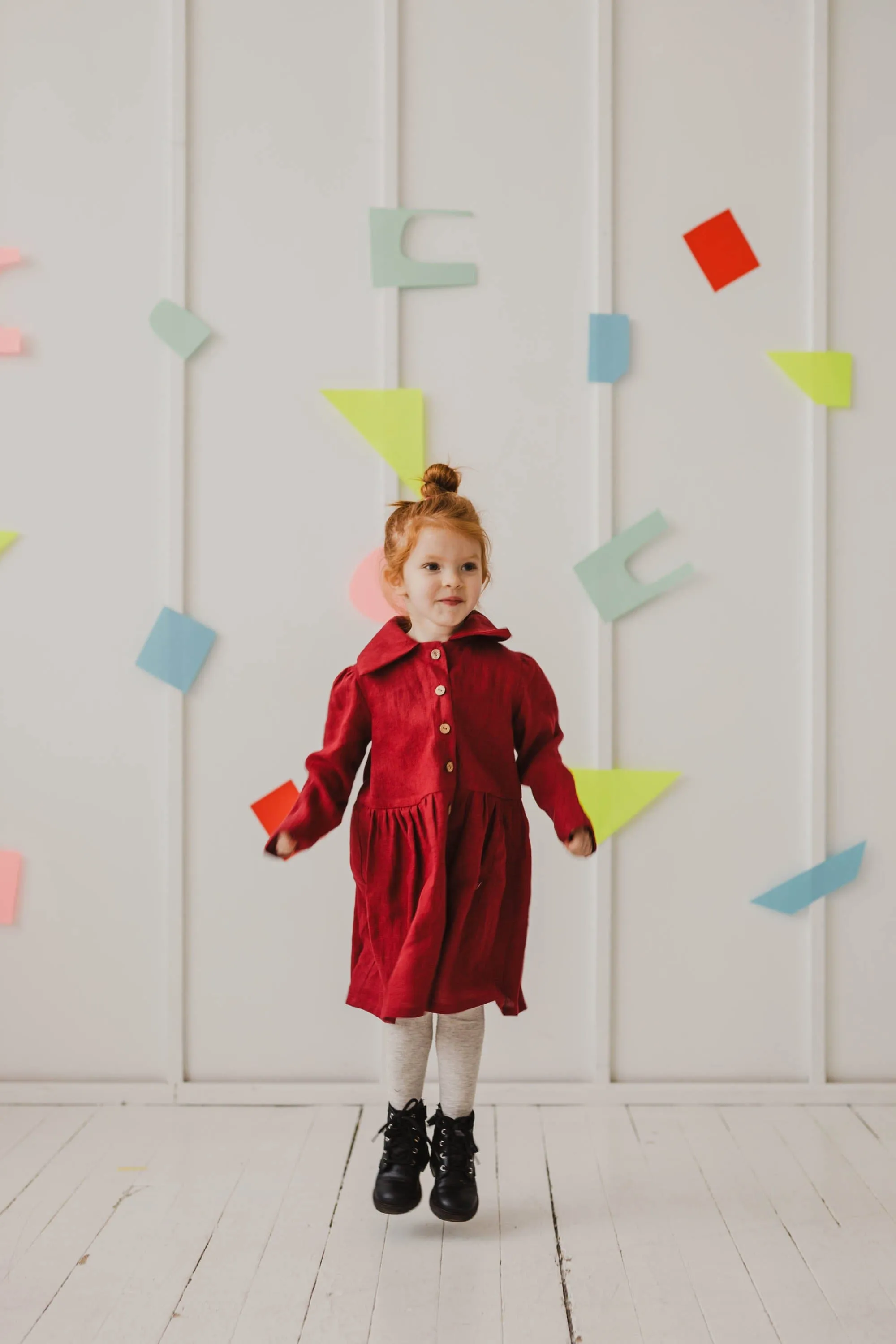 Guze Girls Linen Dress | Multiple Colours