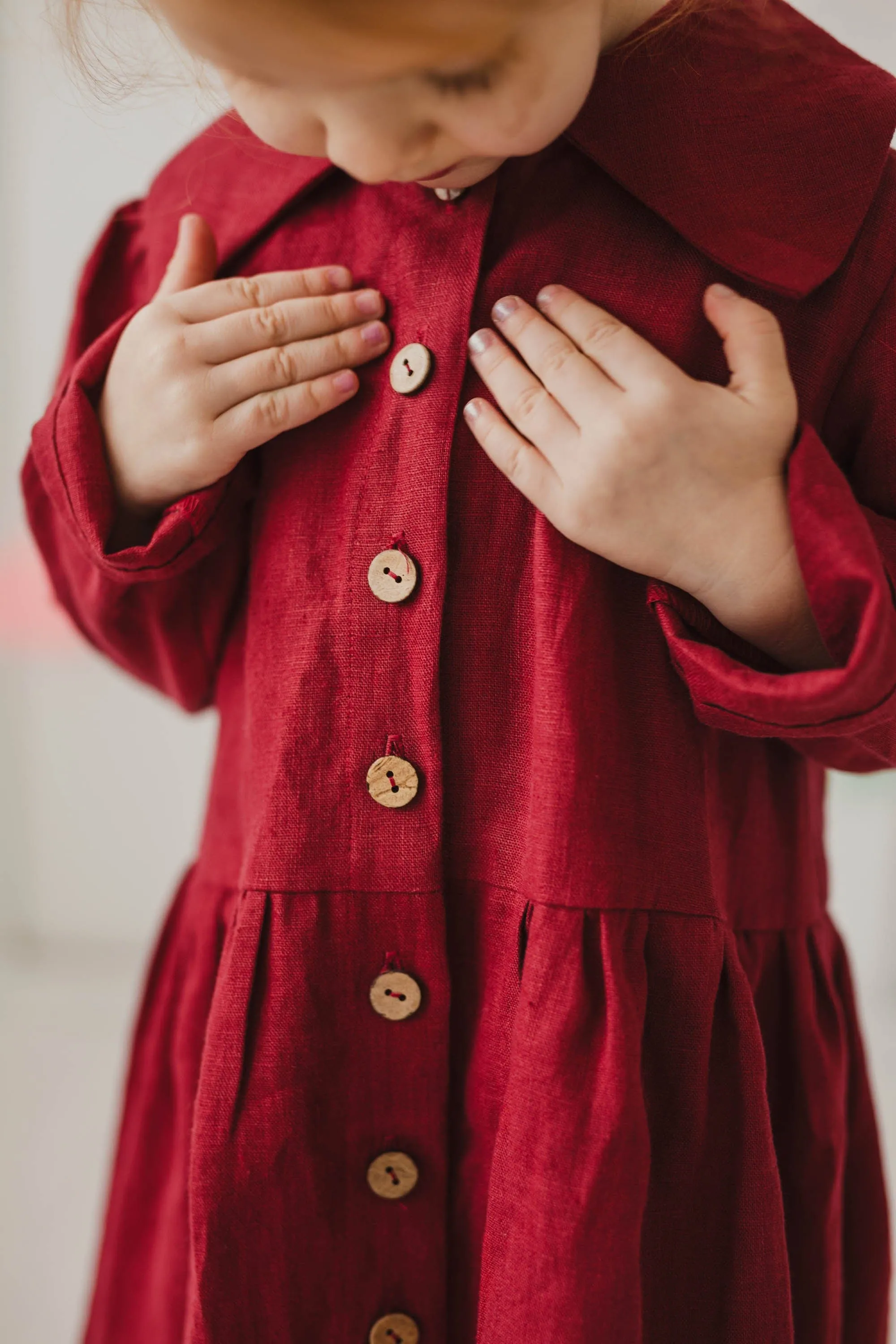 Guze Girls Linen Dress | Multiple Colours