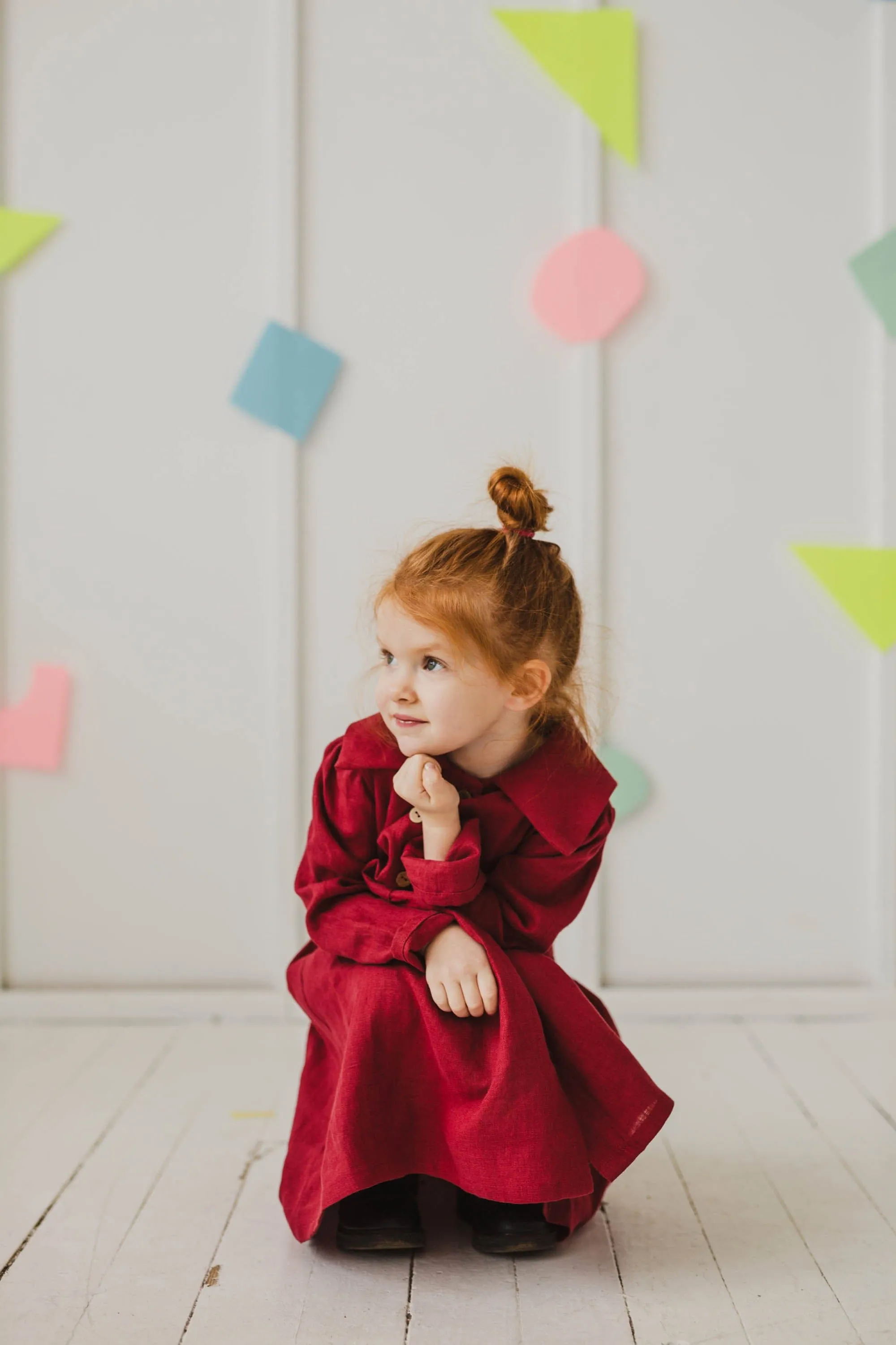Guze Girls Linen Dress | Multiple Colours