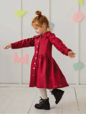 Guze Girls Linen Dress | Multiple Colours