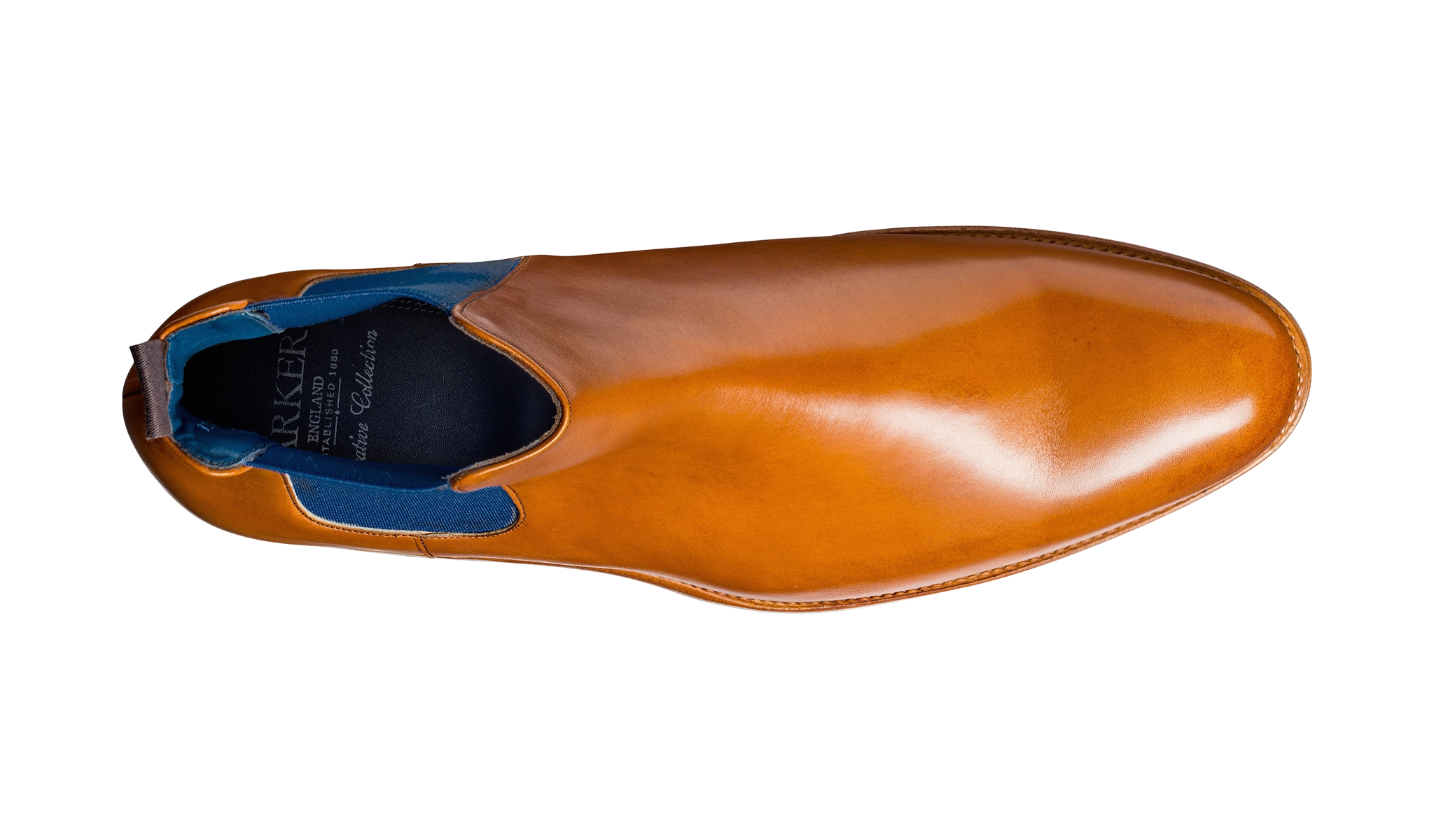 Hopper - Cedar Calf / Navy Elastic