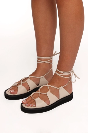 Inka Sandal - Bone Leather