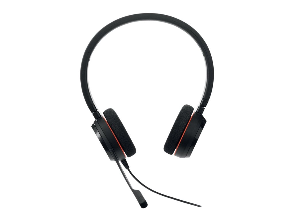 Jabra Evolve 20 MS stereo - Headset - on-ear - wired - USB-C - noise isolating 4999-823-189