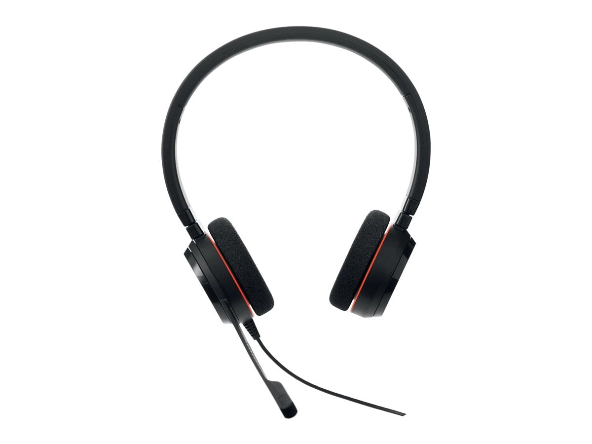 Jabra Evolve 20 MS stereo - Headset - on-ear - wired - USB-C - noise isolating 4999-823-189