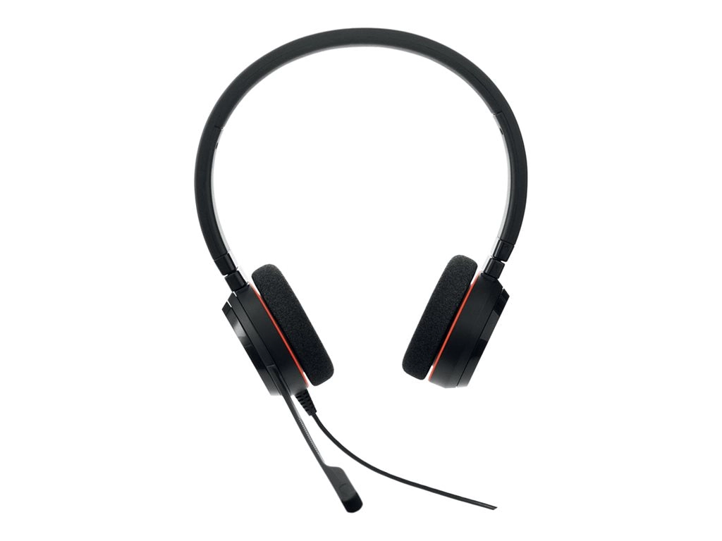 Jabra Evolve 20 MS stereo - Headset - on-ear - wired - USB-C - noise isolating 4999-823-189