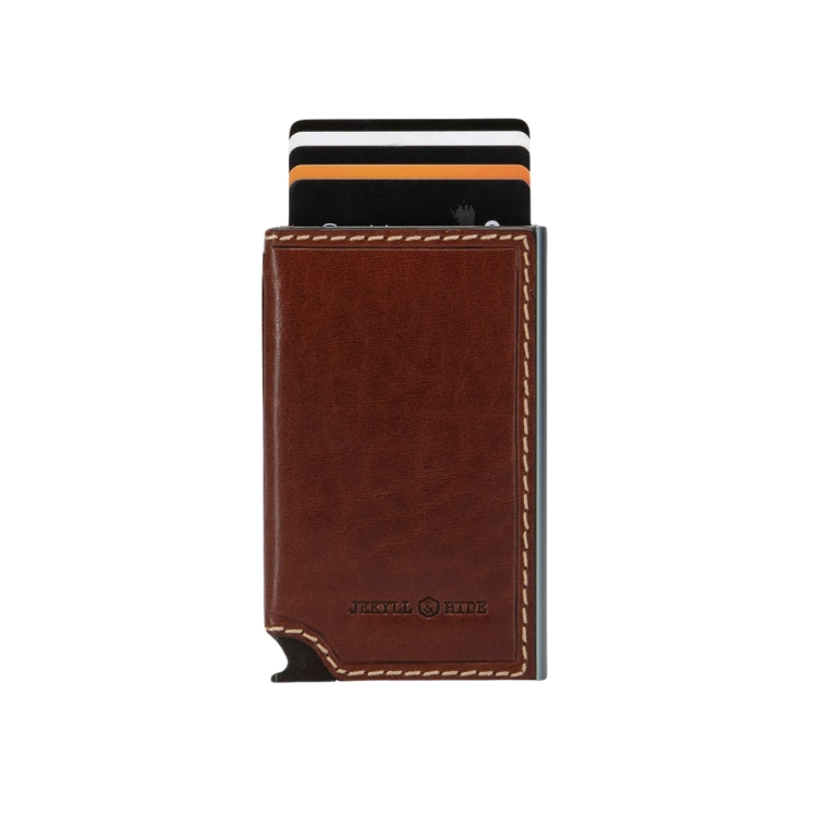 Jekyll & Hide Slim Card Slide Wallet - Mocha