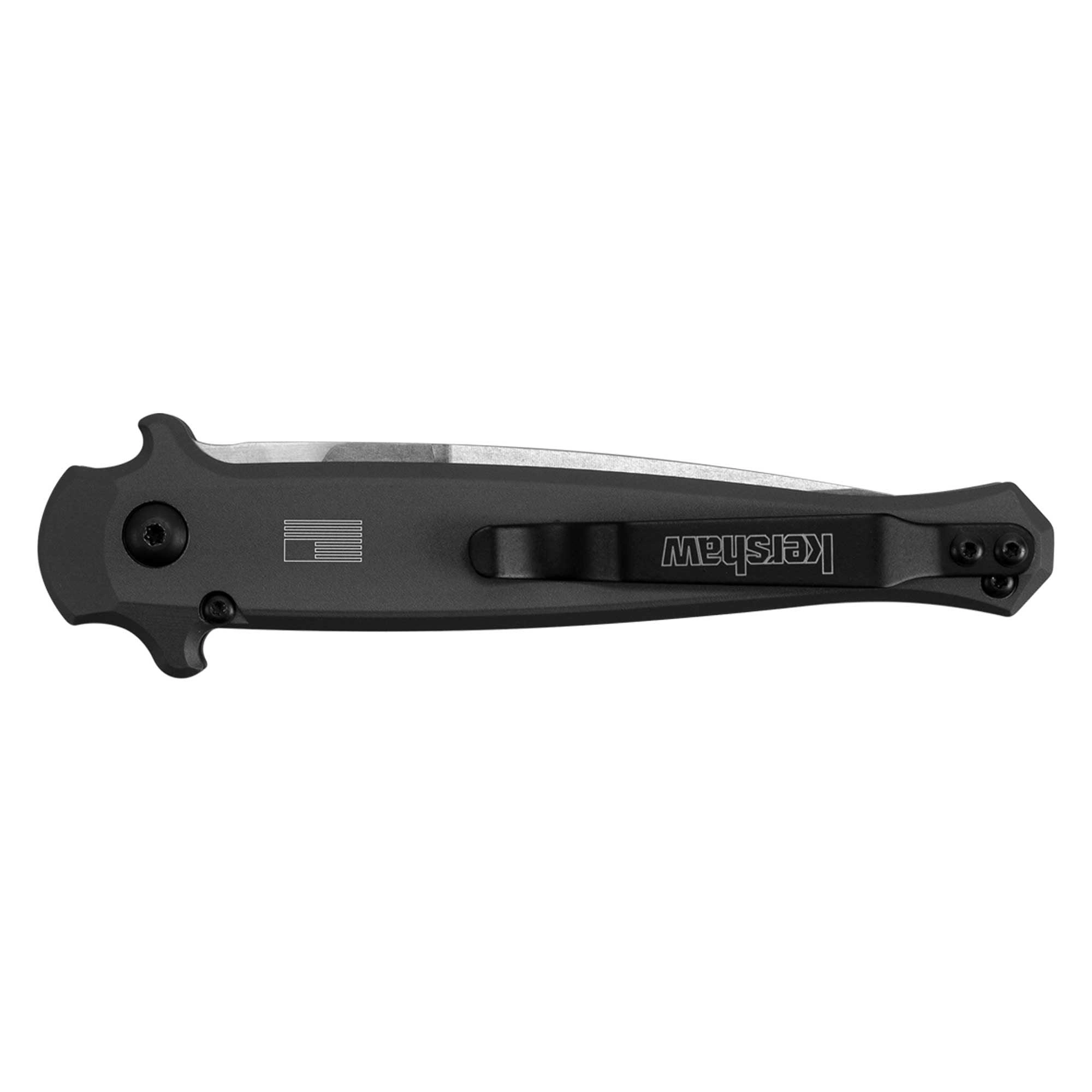 Kershaw Pocket Knife - Launch 8 Spear Point Plain Edge Steel Blade Everyday | KW7150