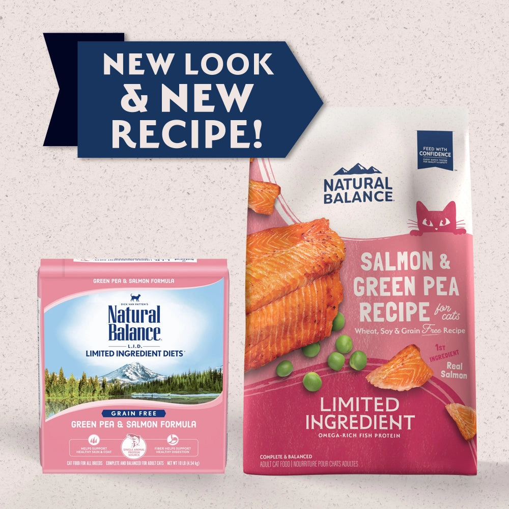 Natural Balance L.I.D. Limited Ingredient Diets Green Pea & Salmon Dry Cat Food