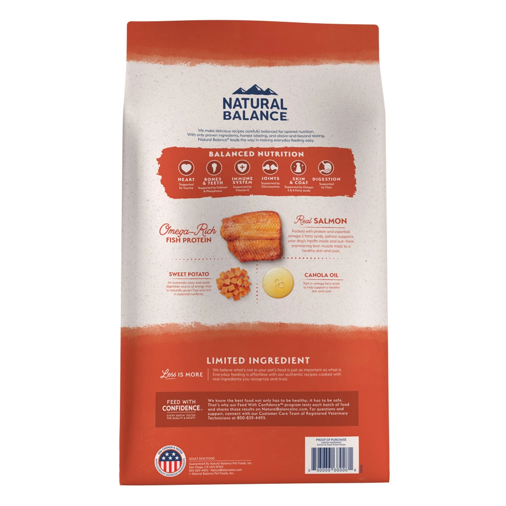 Natural Balance L.I.D. Limited Ingredient Diets Sweet Potato & Fish Adult Dry Dog Food