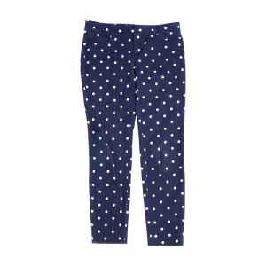 Navy Polka Dot Chino Pants
