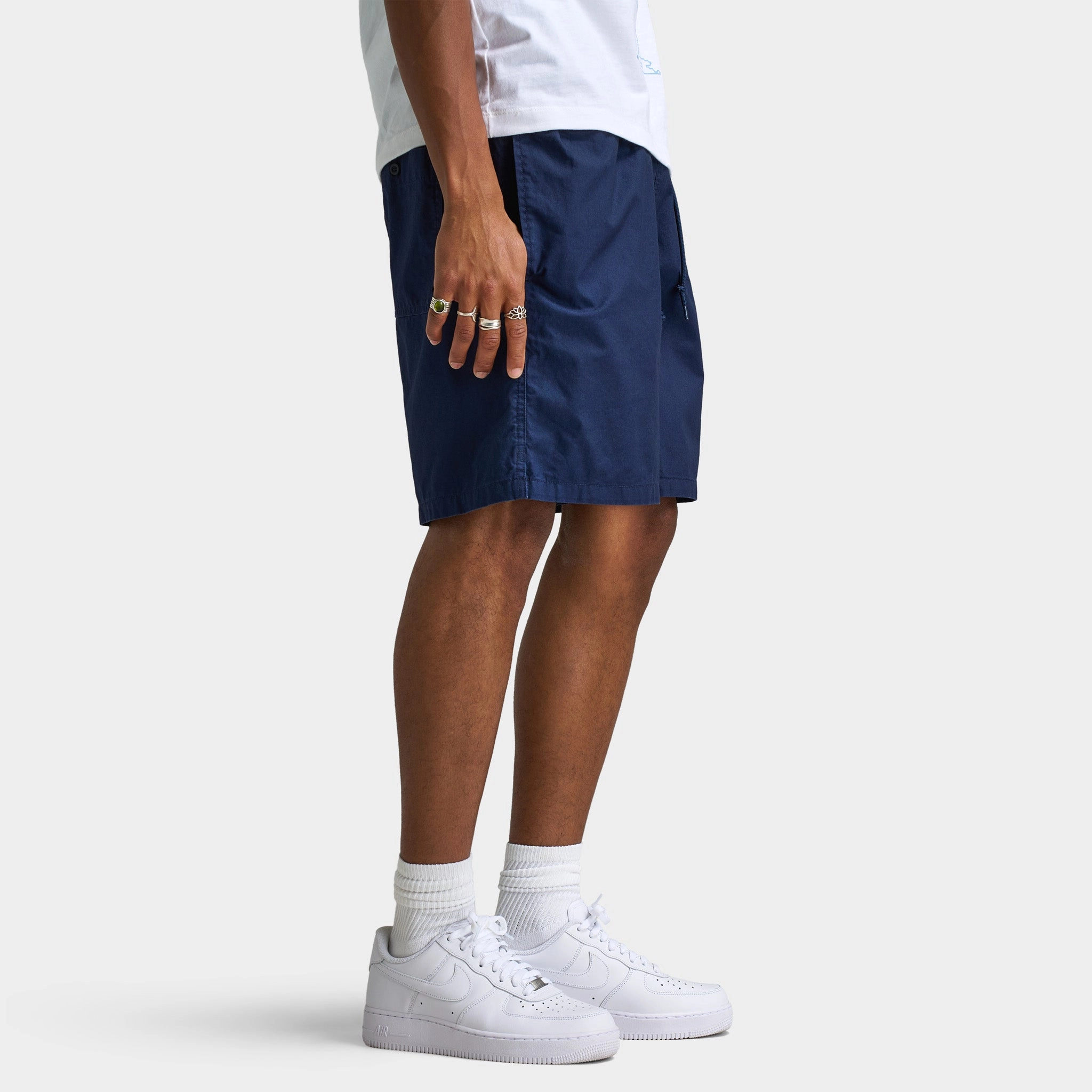 Nike Club Washed Flow Shorts Obsidian / Obsidian