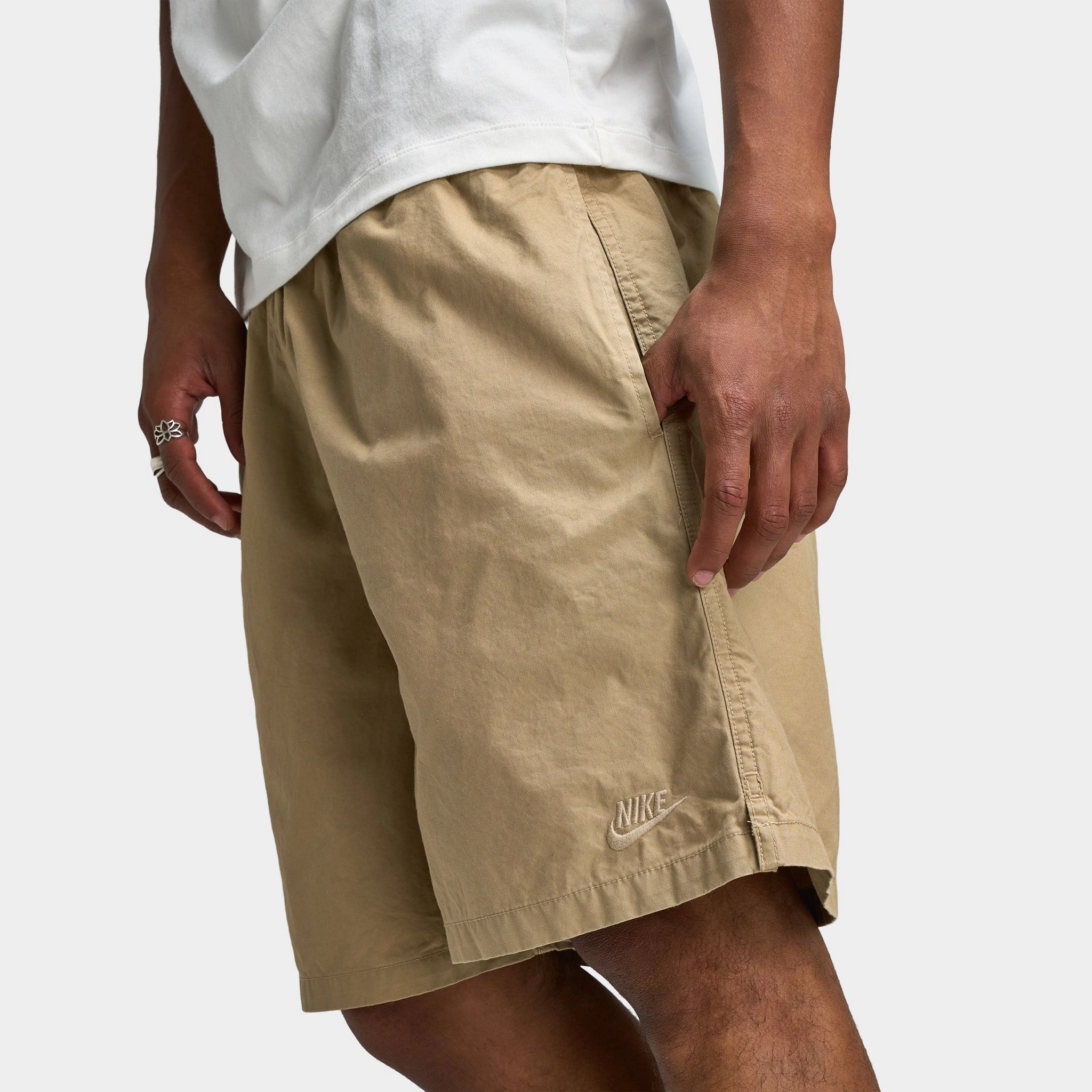 Nike Club Washed Flow Shorts Parachute Beige / Parachute Beige