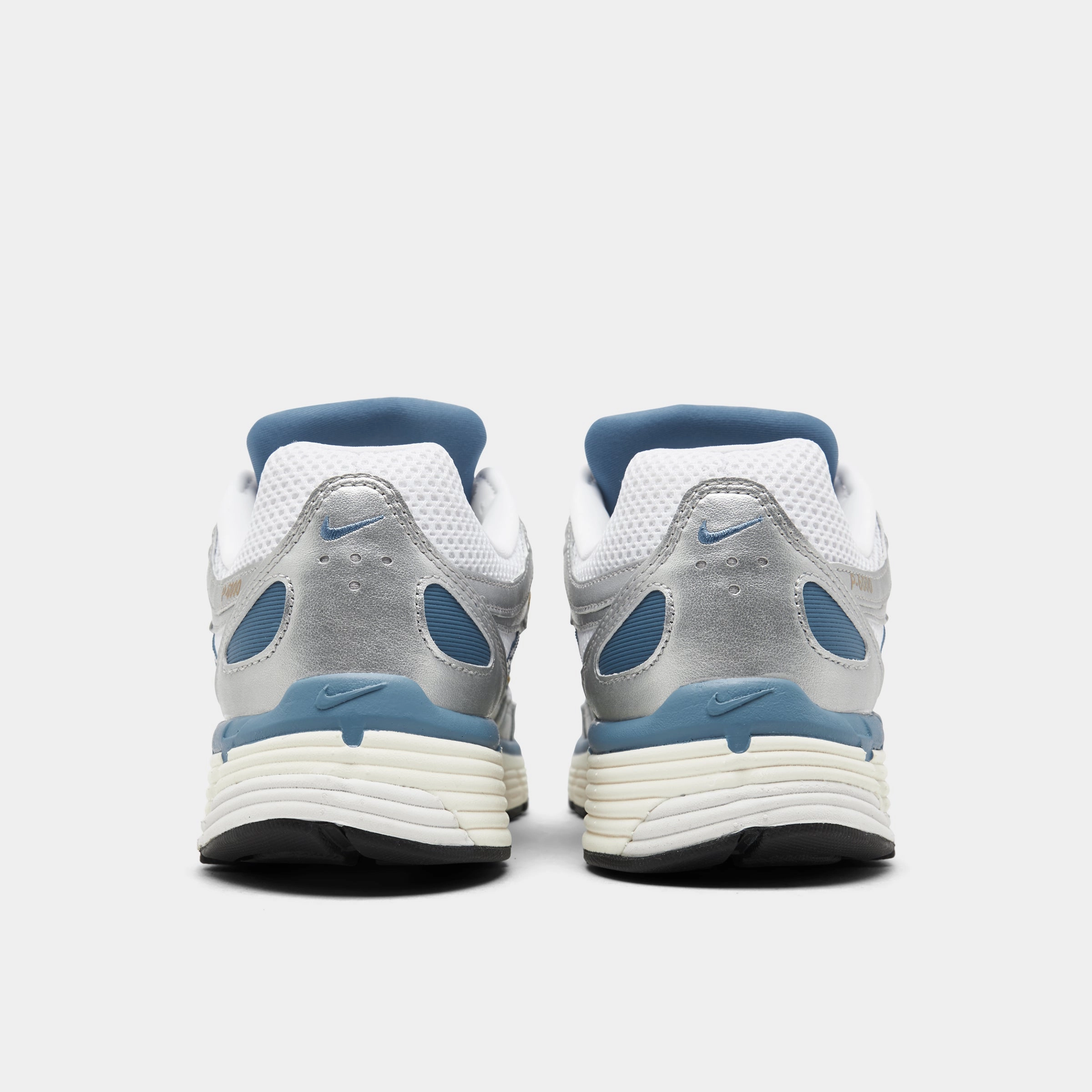 Nike P-6000 White / Agean Storm - Metallic Silver