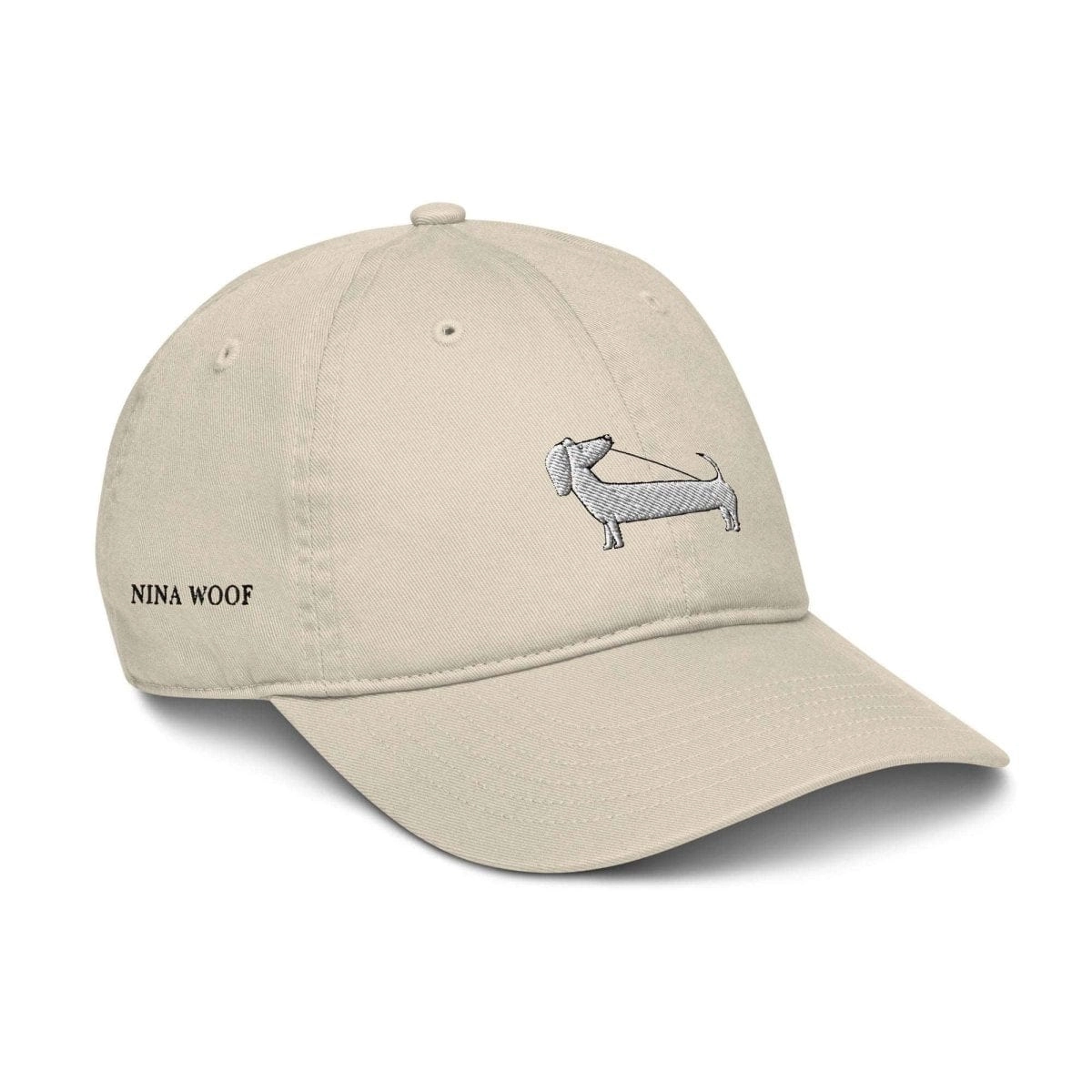 Nina Woof Organic Cotton Dachshund Cap | Multiple Colours