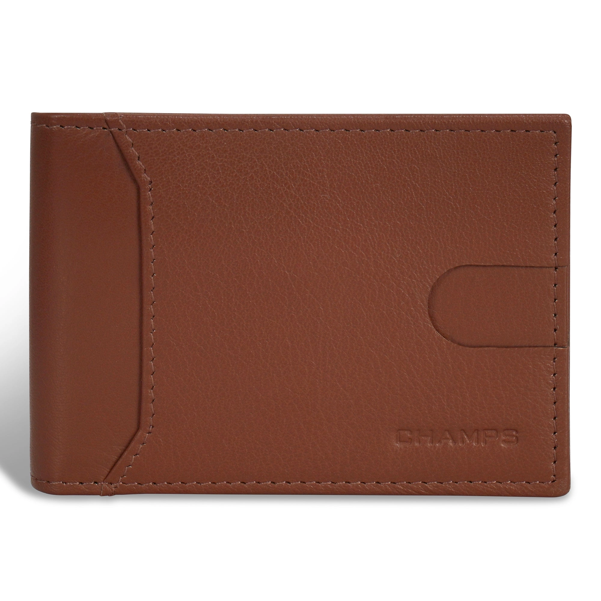 Onyx / Leather Bi-Fold Clip Wallet *Drop Ship*