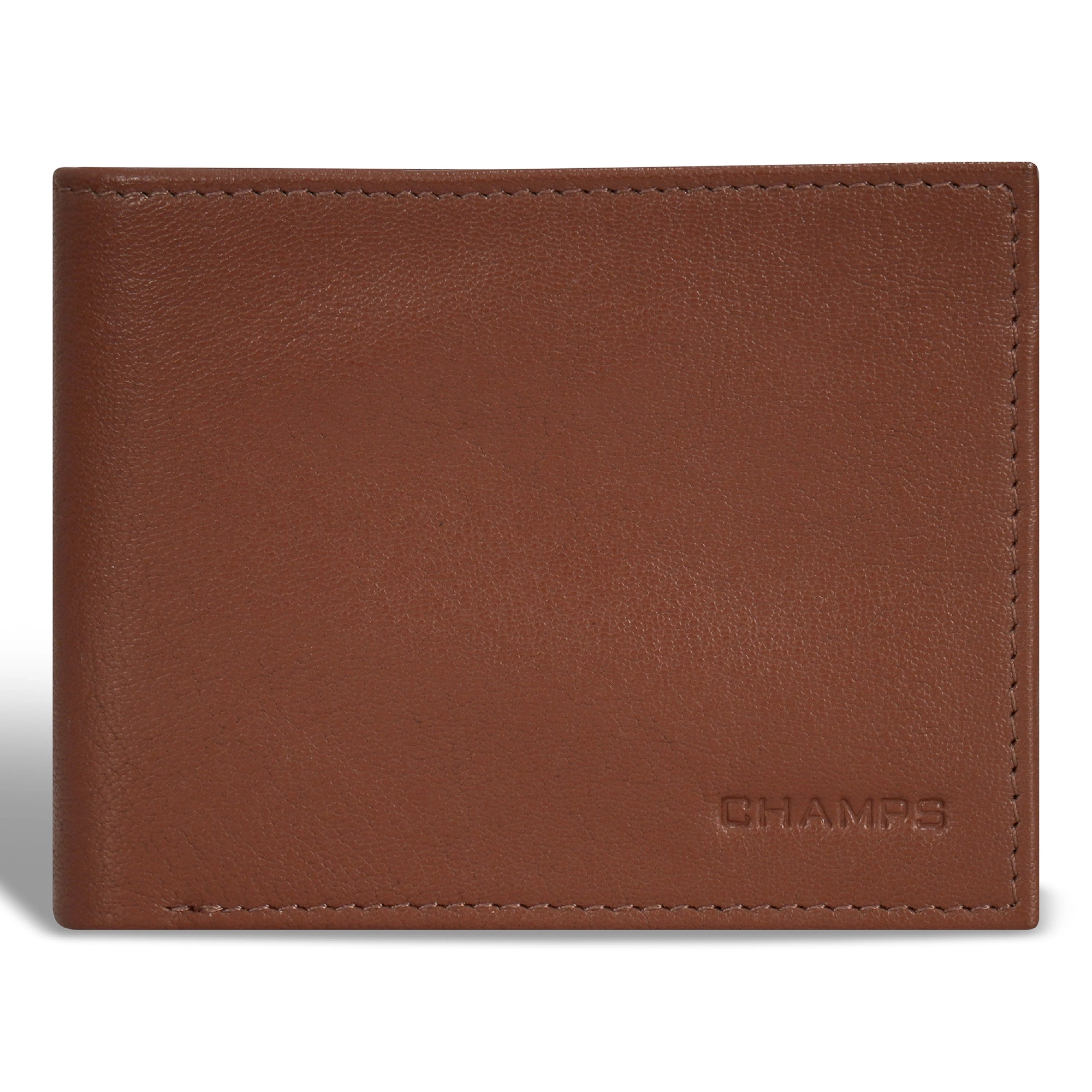 Onyx / Leather Center Wing Wallet *Drop Ship*