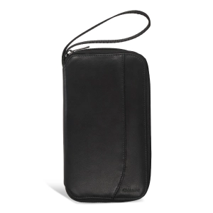 Onyx / Leather Multi Passport Case *Drop Ship*