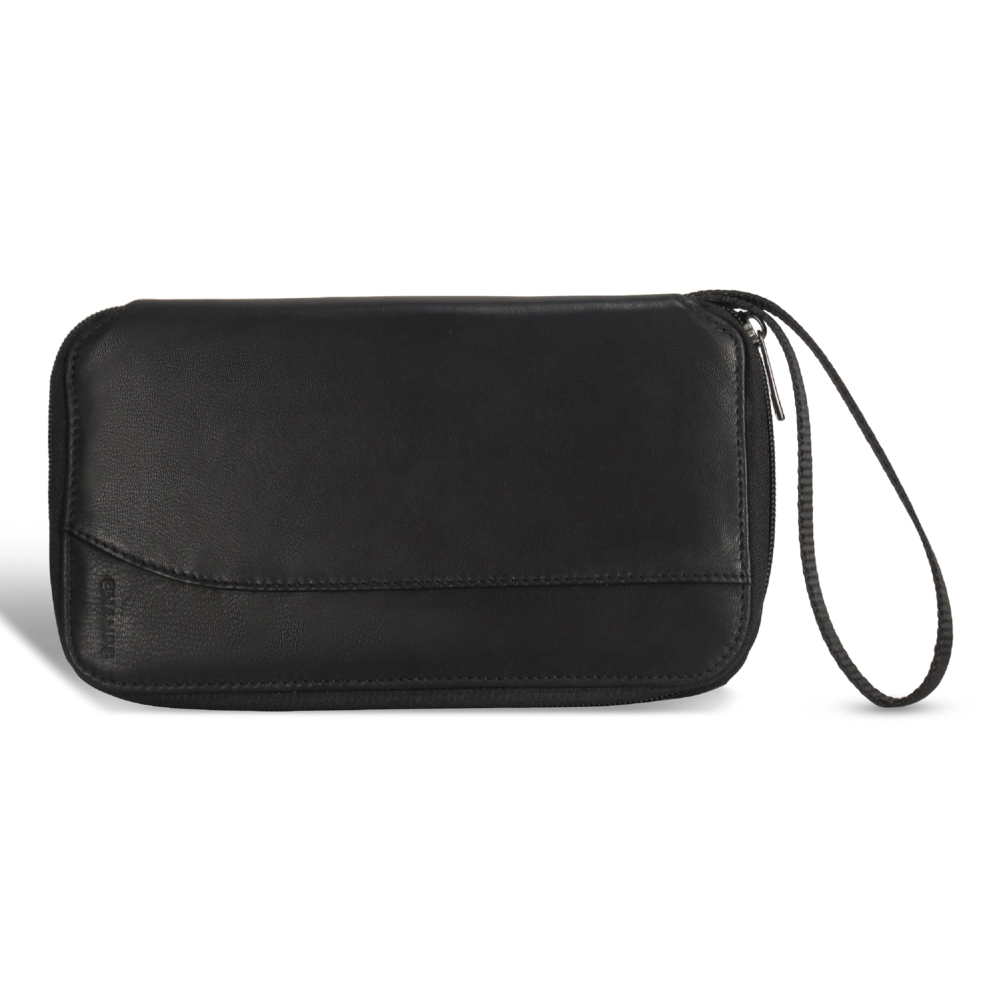 Onyx / Leather Multi Passport Case *Drop Ship*