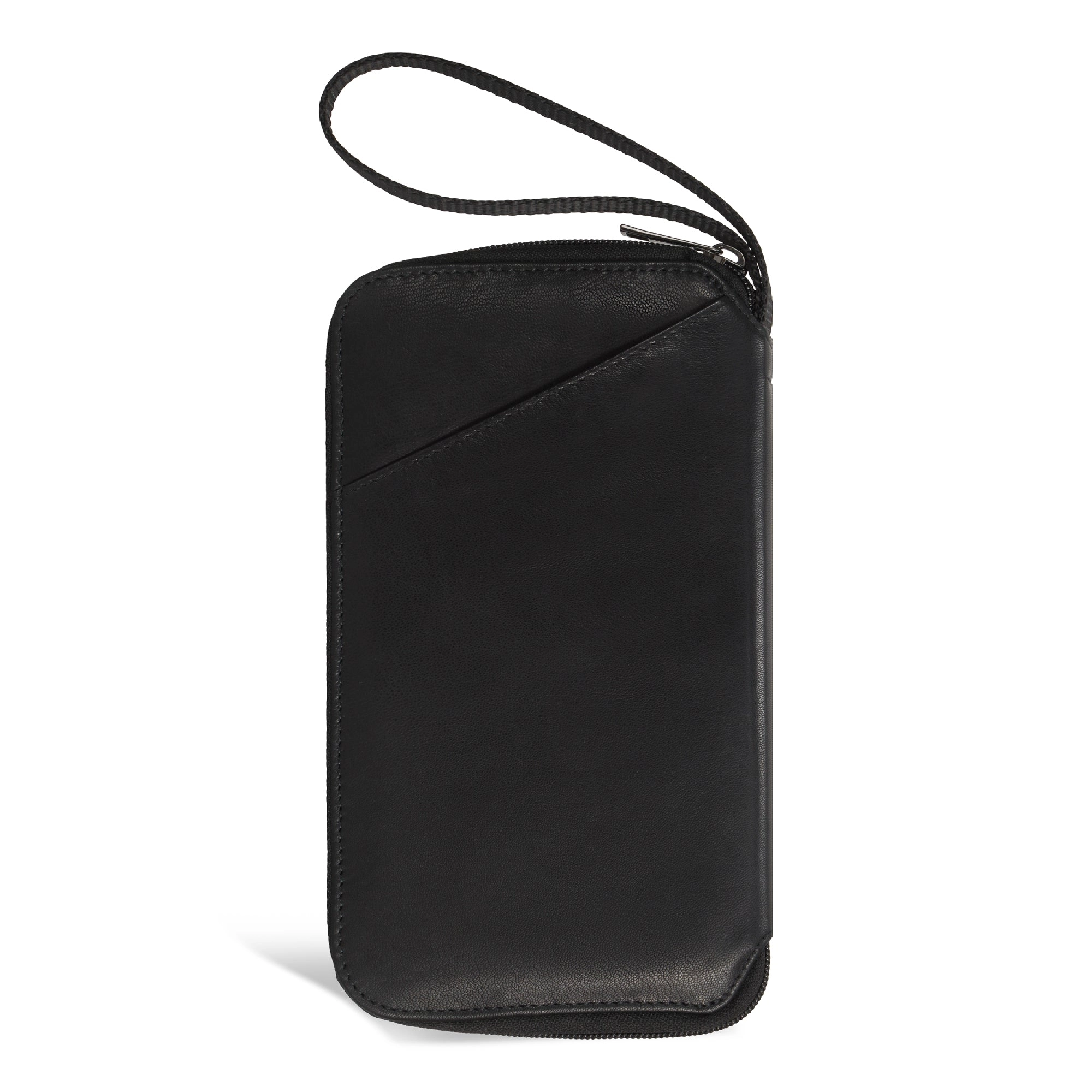 Onyx / Leather Multi Passport Case *Drop Ship*